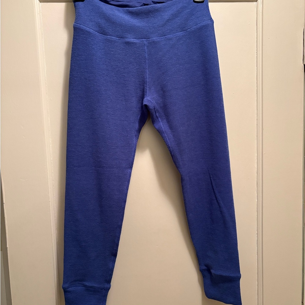 Women's Blue Workout Capris